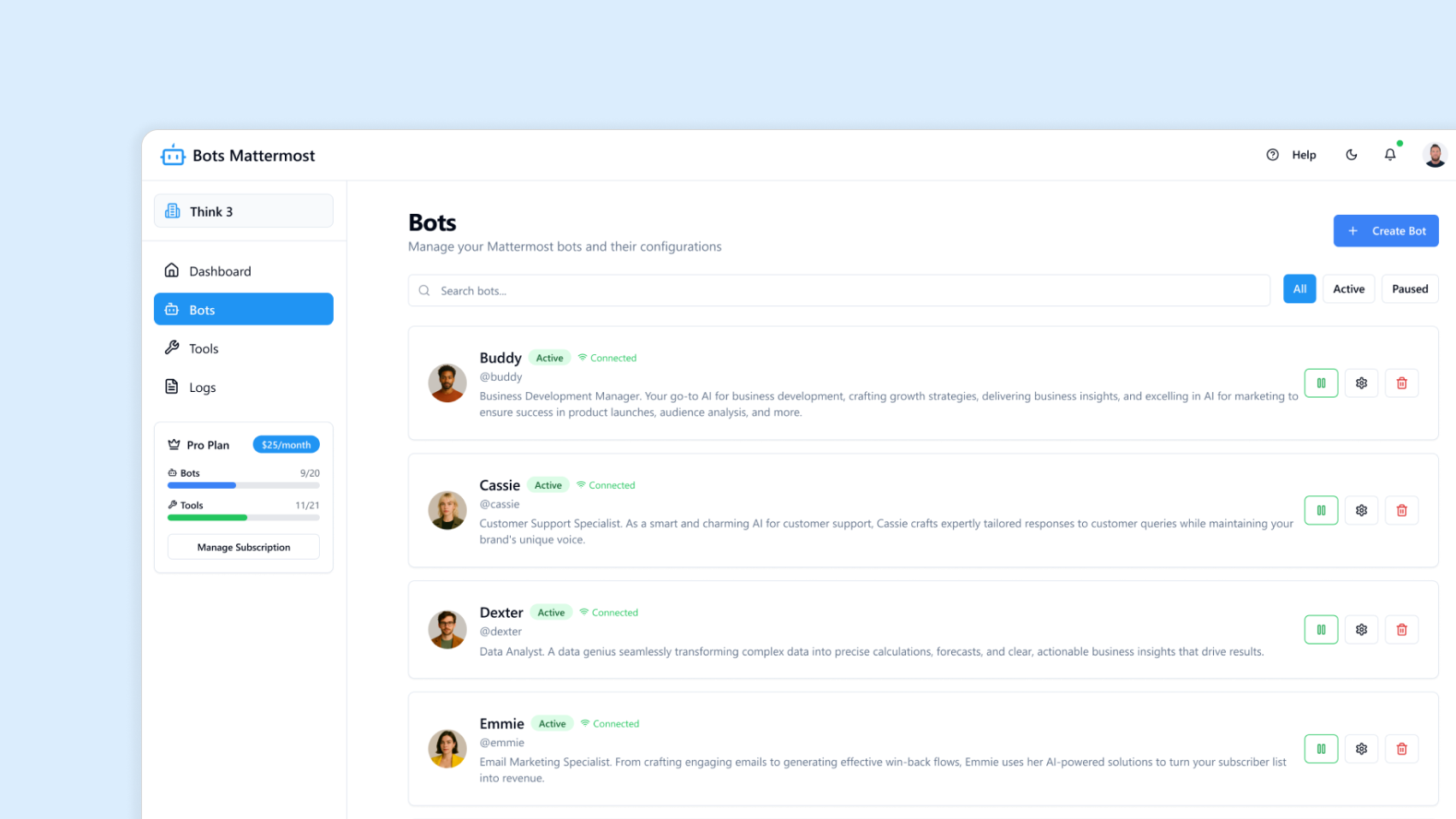 What is Bots Mattermost?